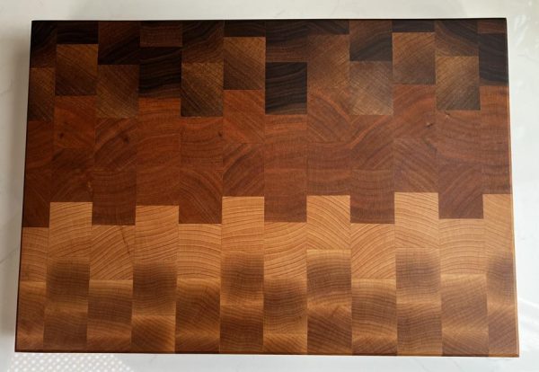 Hardwood End-Grain Ombré Butchers Block (Extra Large) - Image 6