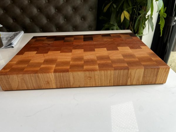 Hardwood End-Grain Ombré Butchers Block (Extra Large) - Image 8