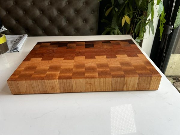 Hardwood End-Grain Ombré Butchers Block (Extra Large) - Image 9