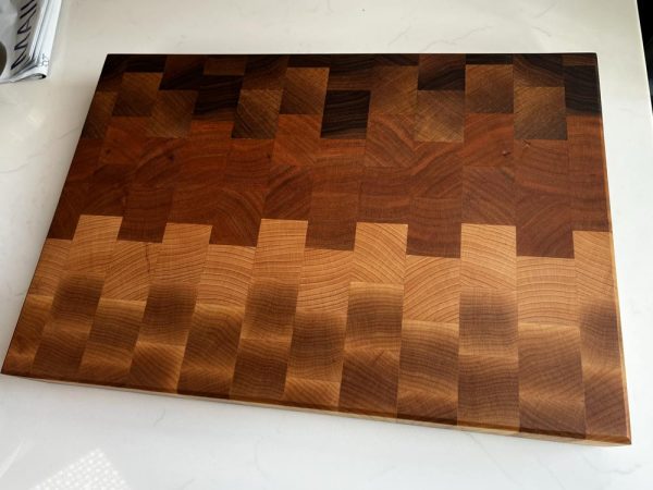 Hardwood End-Grain Ombré Butchers Block (Extra Large) - Image 10